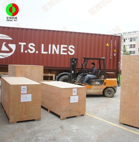 臺灣基隆DY公司到我司采購渦流洗菜機等設備