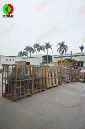 廣東珠??蛻舳ㄙ彺笈吖幚砩a線及相關設備出貨了!