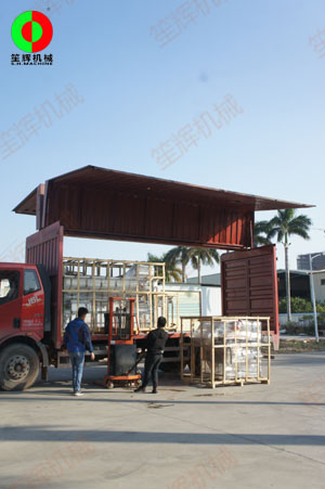 渦流洗菜機及平面分選臺順利完工出貨!