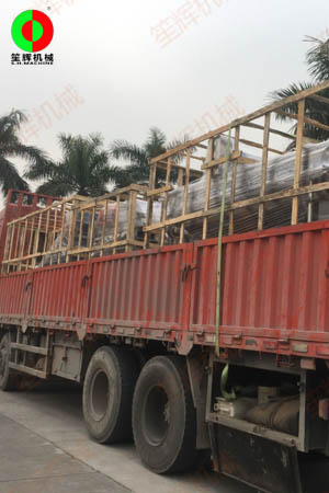 河南鄭州客戶訂購的一高一矮渦流機組順利出貨