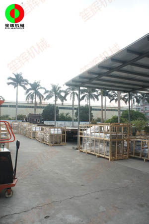 六套渦流洗菜生產線搭上年尾物流未班車，順利發貨......