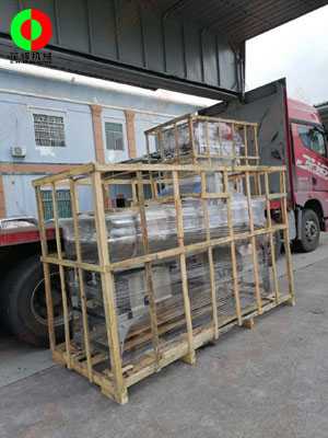 渦流洗菜機(jī)組發(fā)往山東客戶!