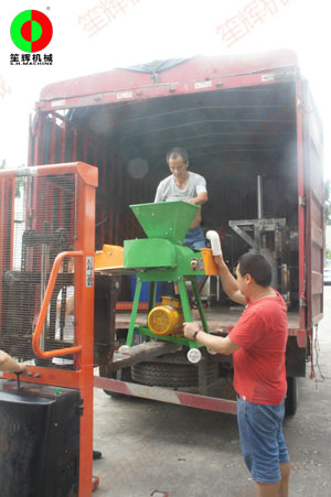 艾草生產(chǎn)線順利檢測調(diào)試完成,裝車送往客戶工廠!