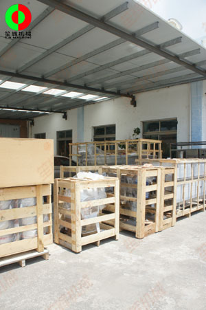 一批蔬果加工處理設備準備裝車發貨，交付客戶！