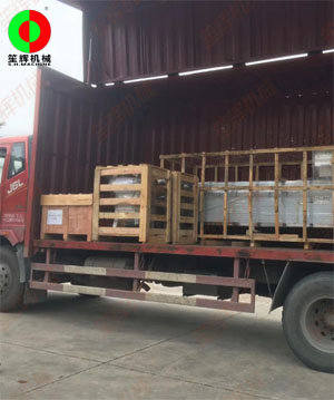 一批蔬果加工機械按期出貨交付客戶！