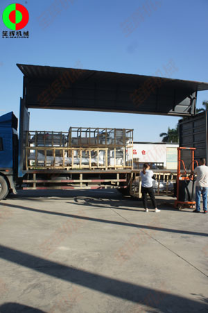 果蔬清洗機等食品前處理設備生產線按期交付出貨！