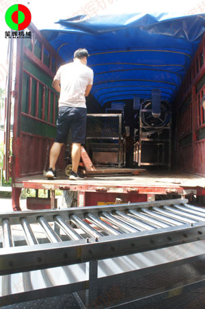 鯪魚去鱗清洗分選加工生產(chǎn)線出貨交付客戶!