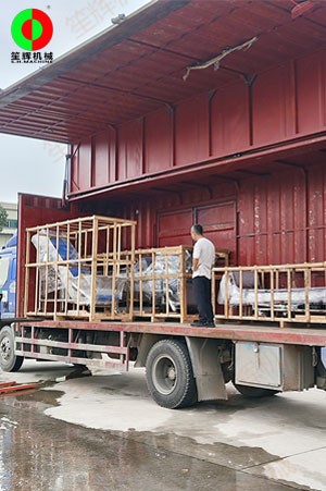 果蔬分選清洗生產線發貨交付江蘇客戶!